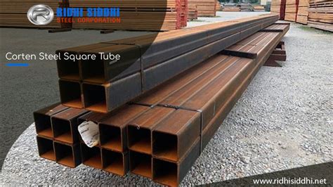 corten steel box footing|corten a847 pipe.